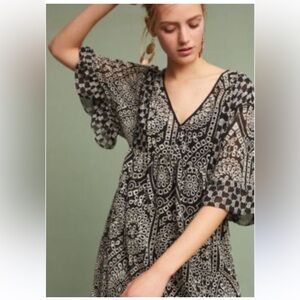 Anthropologie Akemi + Kin Eyelet Dress